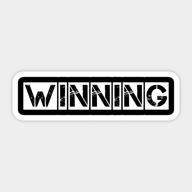 Winning Sticker by Winning Mindset